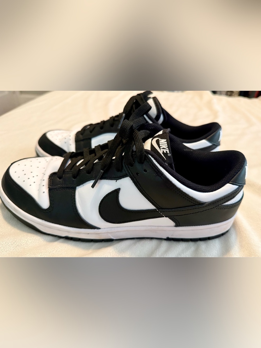 Nike Dunk Low Pandas Black and White Sneakers